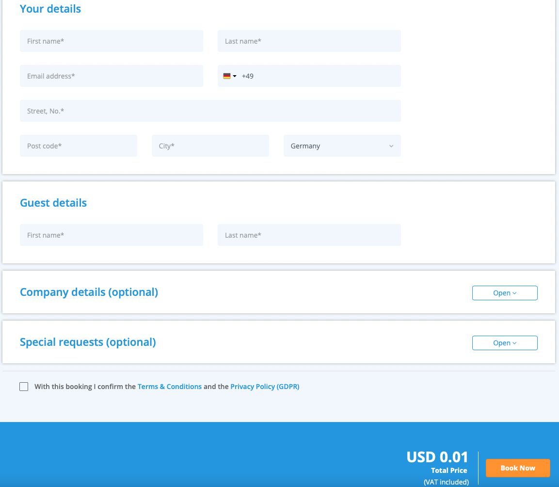 pay at hotel - cultbooking