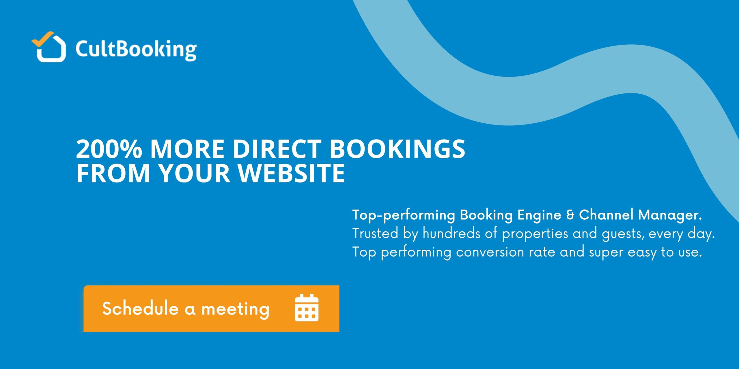CultBooking direct bookings - schedule a meeting