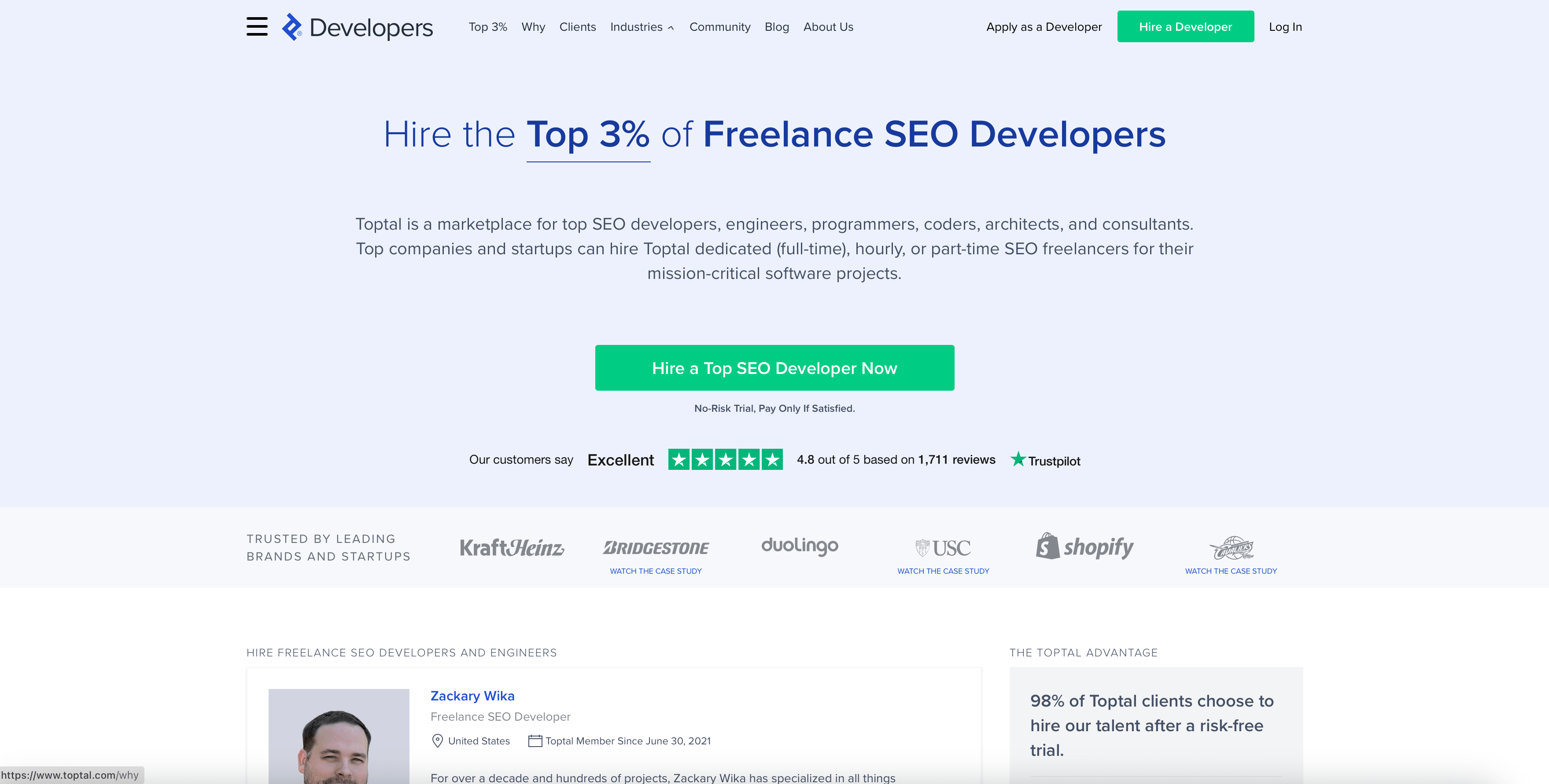 toptal and cultbooking partnership